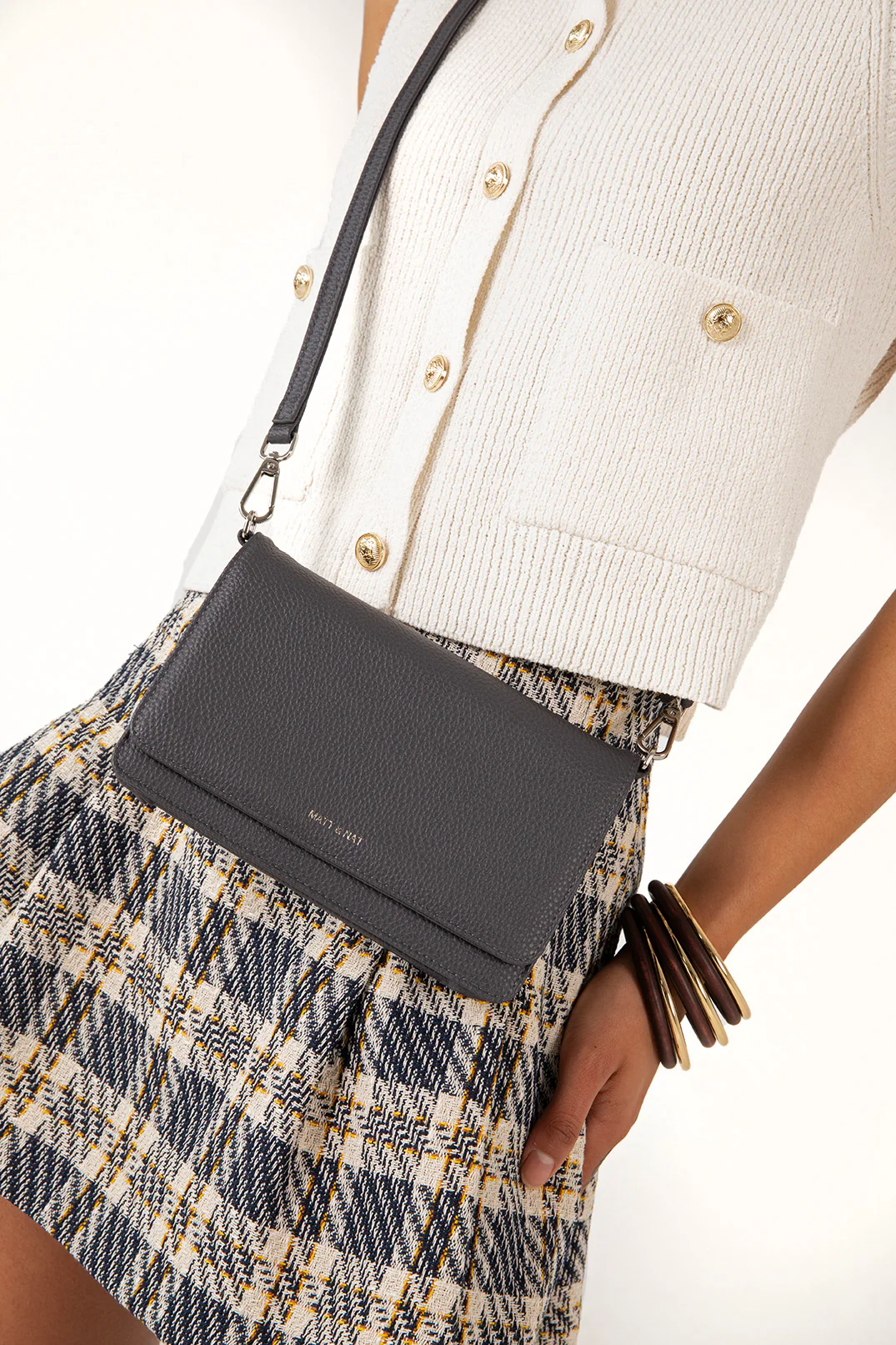 BEE Vegan Crossbody Bag - Grain - Image 4