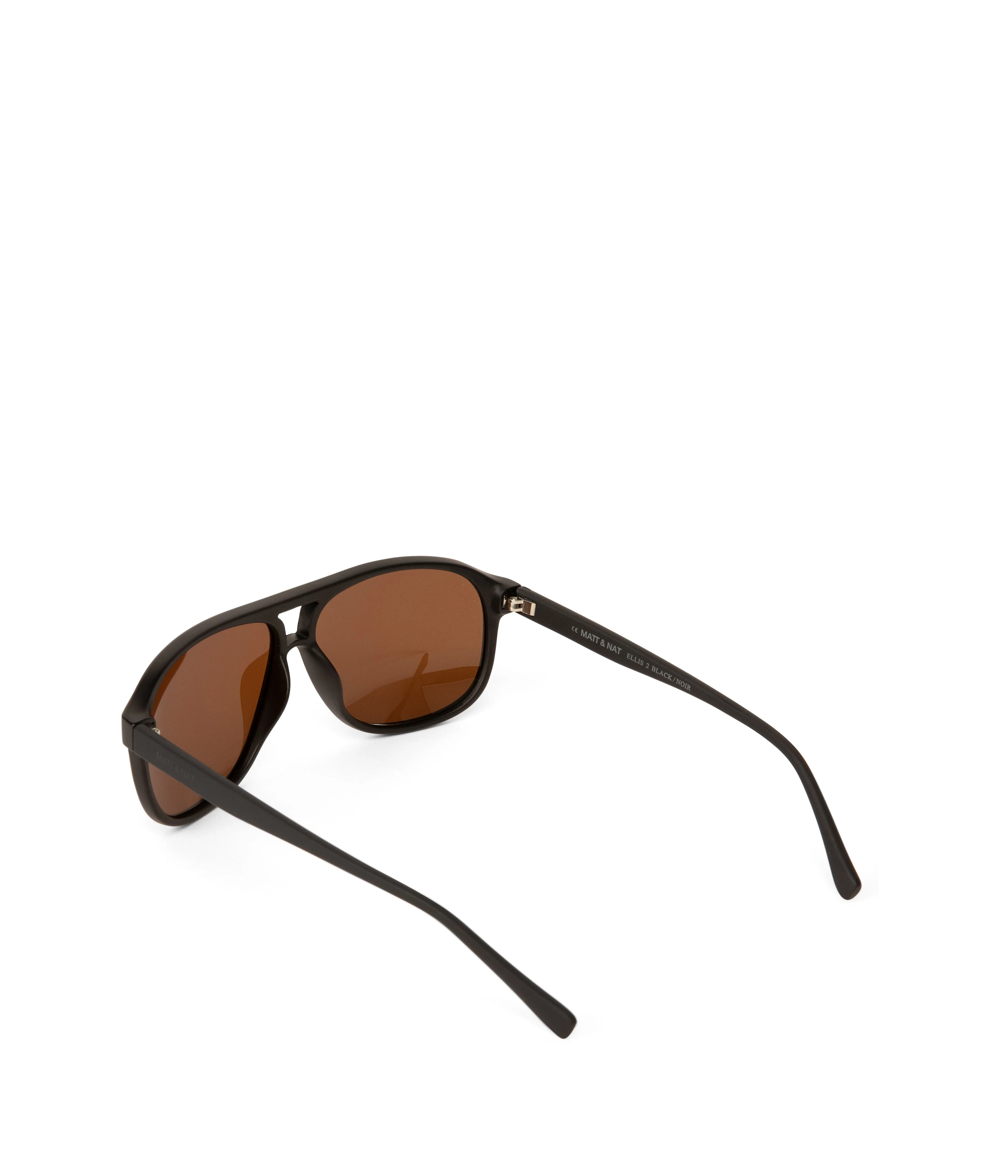 ELLIS-2 Recycled Brown Aviator Sunglasses - Image 12
