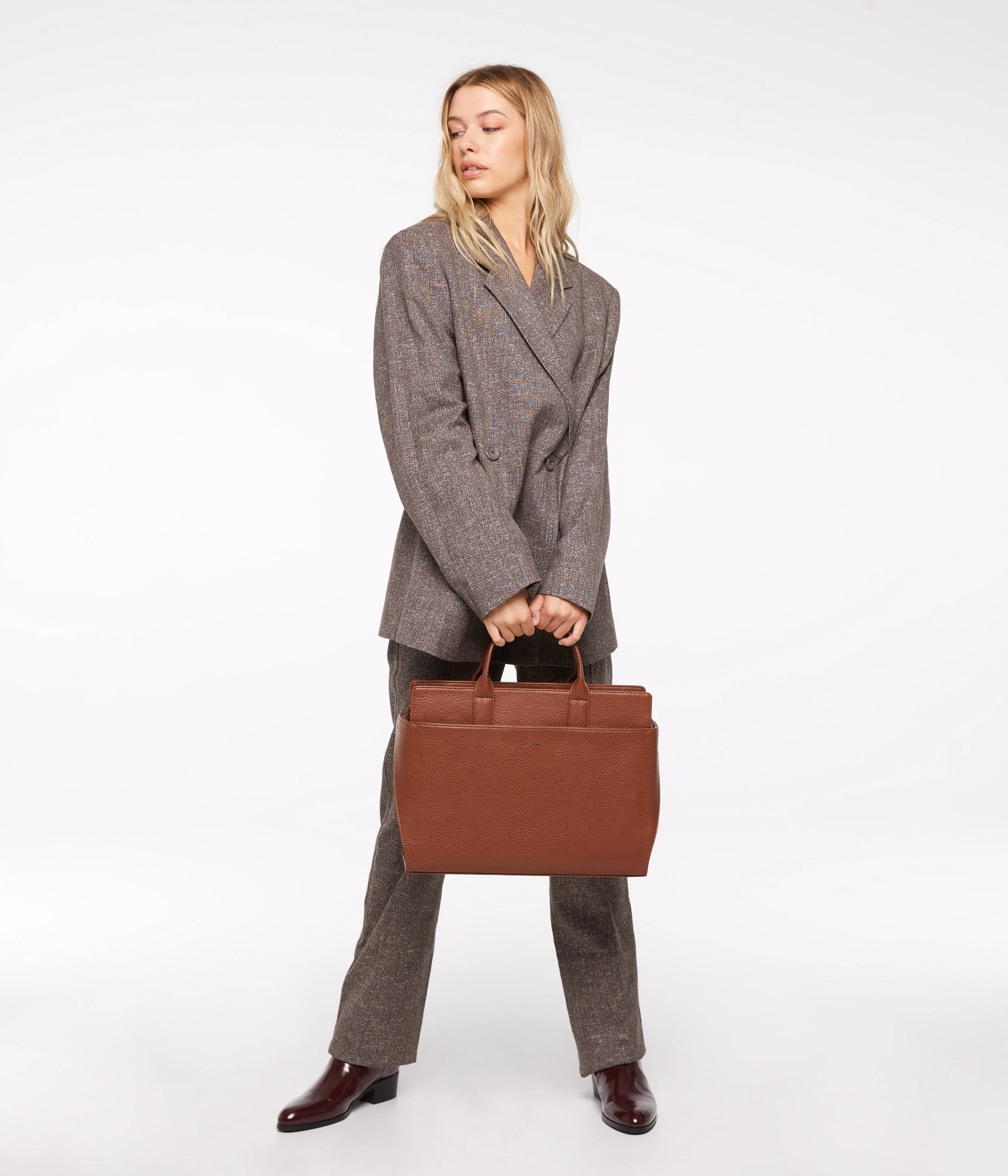 GLORIA Vegan Satchel - Dwell - Image 10