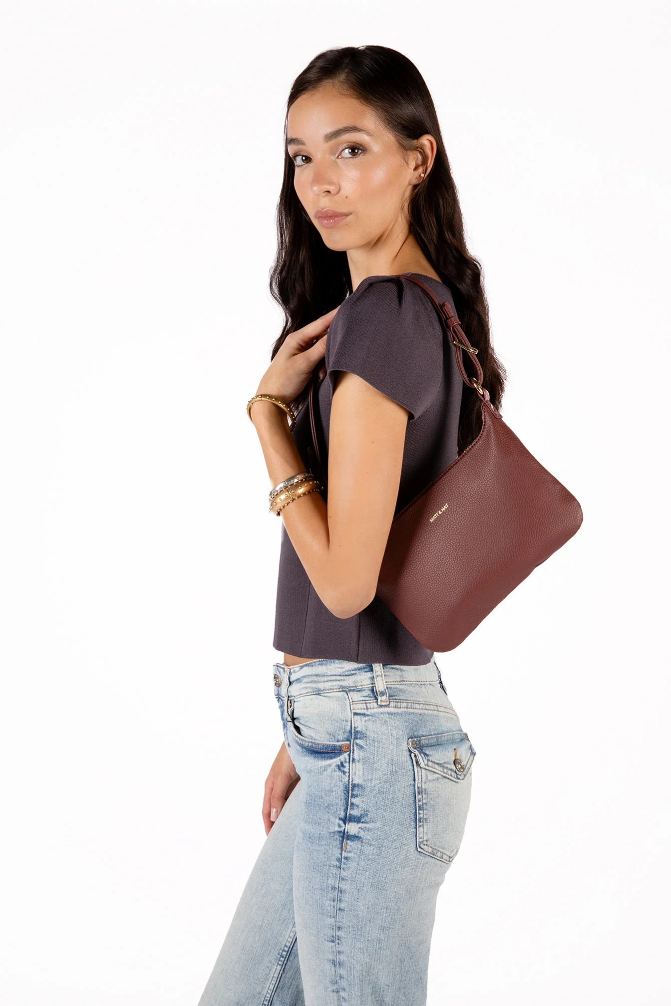 Jina Vegan Shoulder Bag - Grain - Image 20