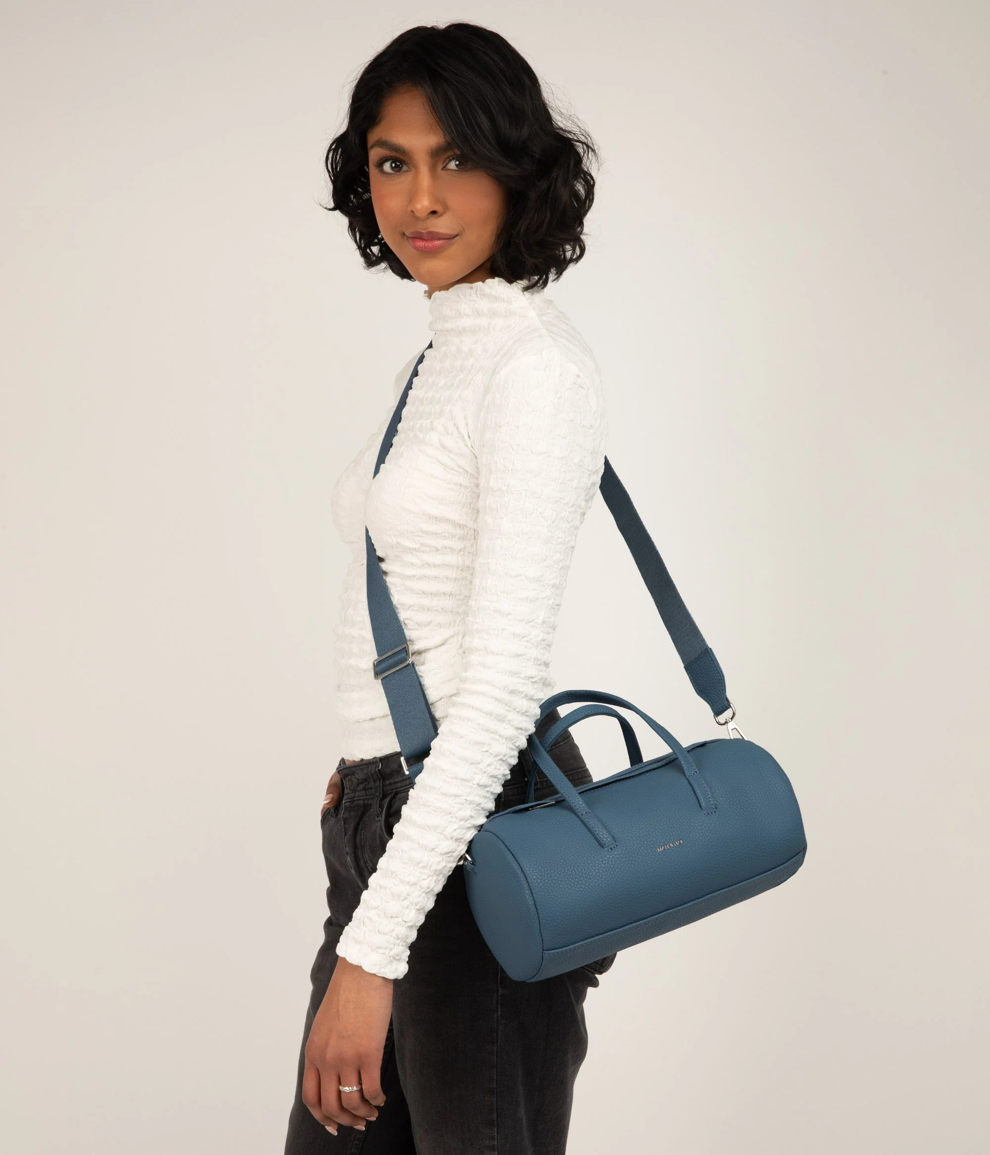 INES Vegan Barrel Bag - Purity - Image 38