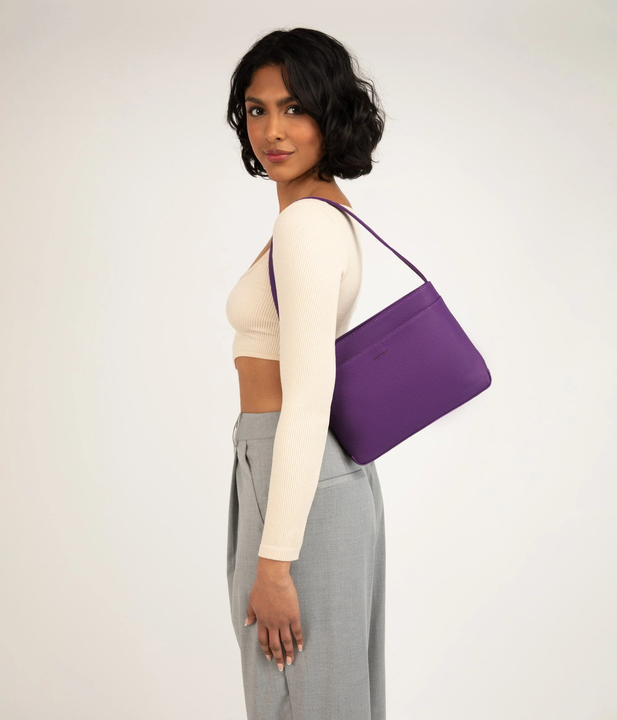 LUISA Sustainable Vegan Shoulder Bag - Purity - Image 30