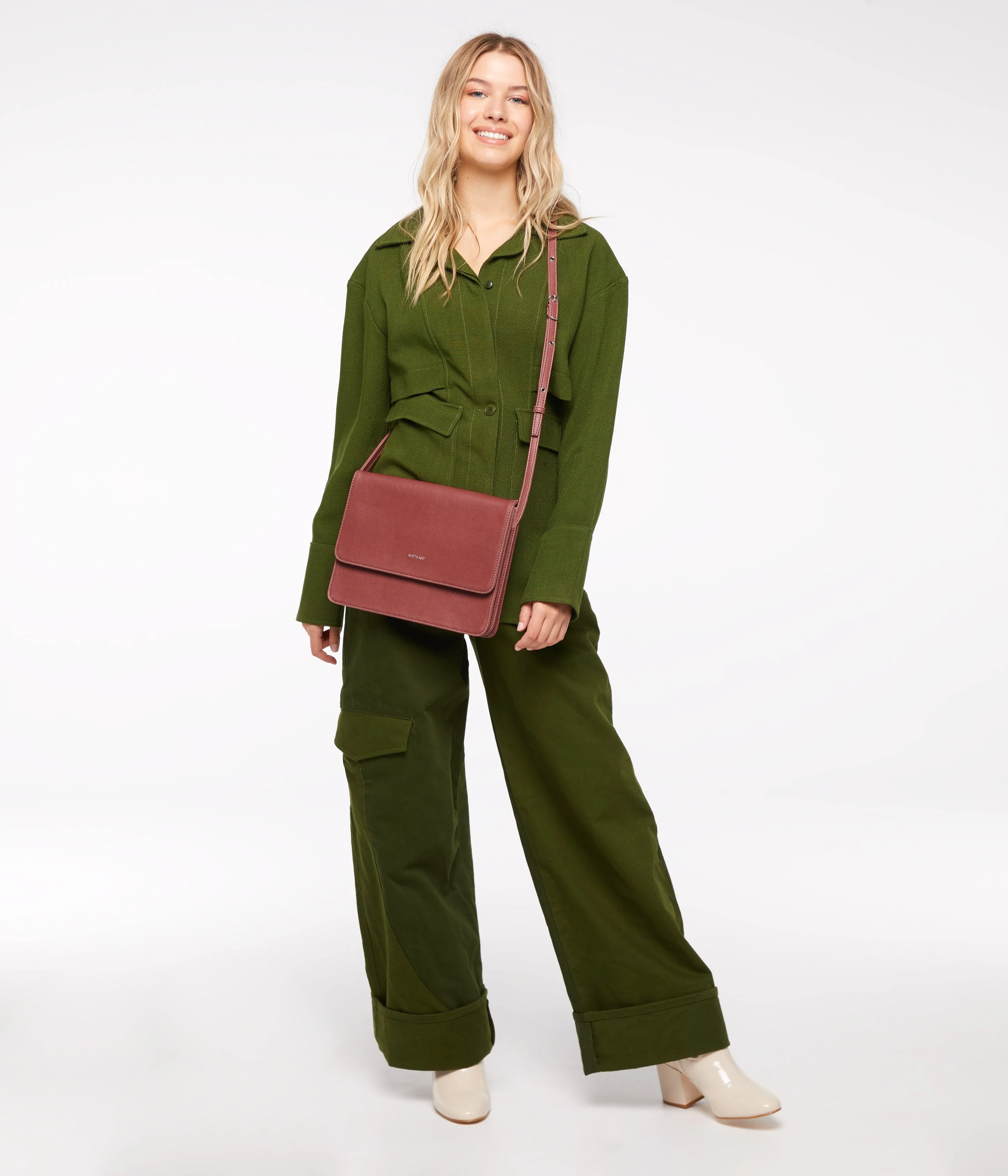 LYSA Vegan Crossbody Bag - Vintage - Image 11