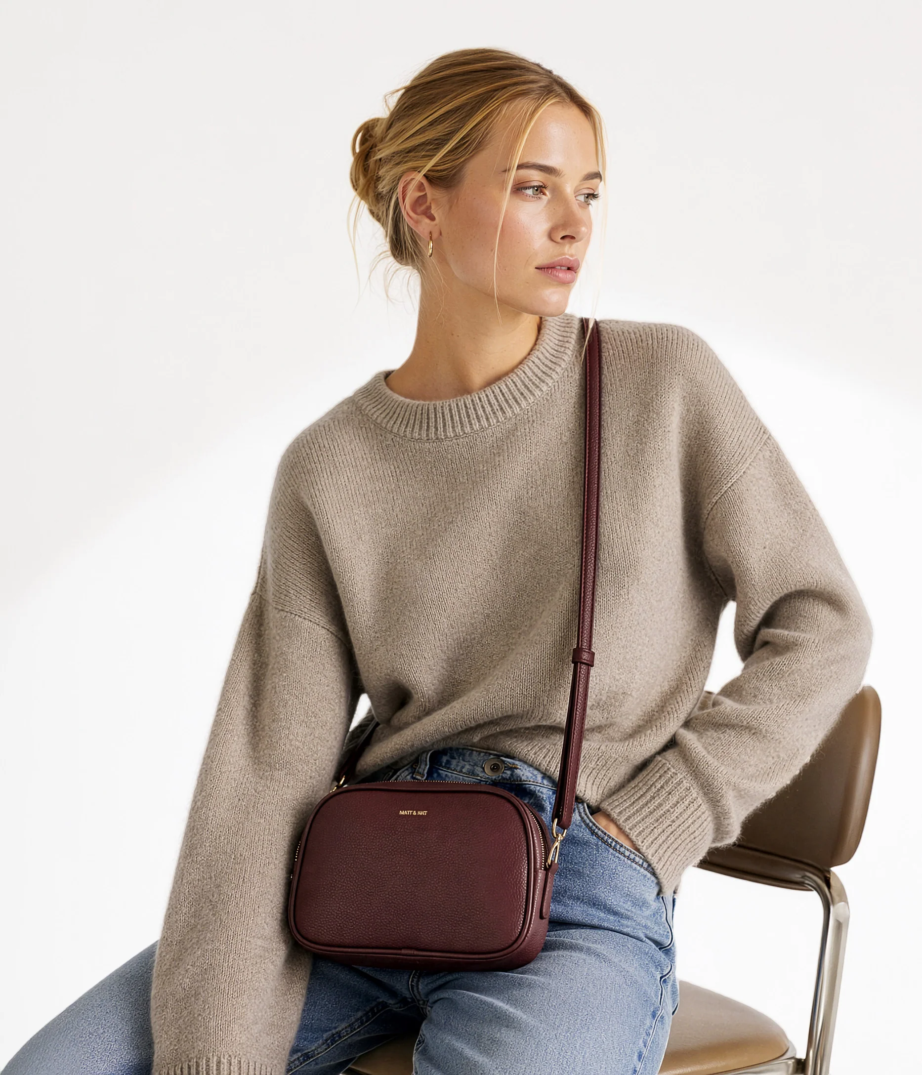 PAIR Vegan Crossbody Bag - Grain - Image 83