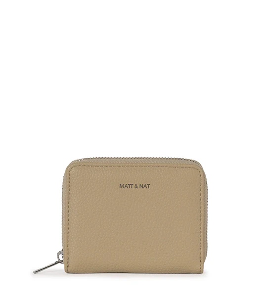 RUE Small Vegan Zip Wallet - Grain - Image 65