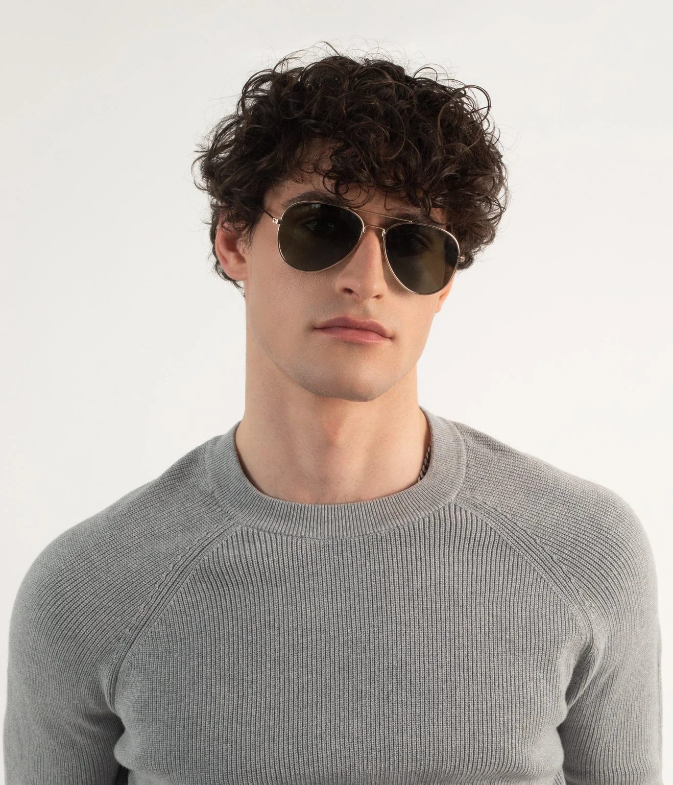 SADIE Metal Aviator Sunglasses - Image 17