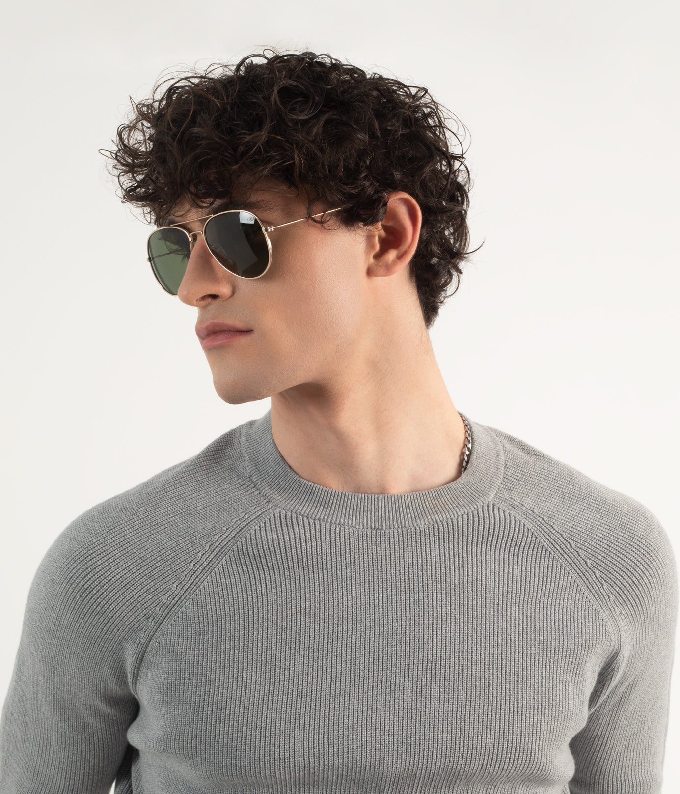 SADIE Metal Aviator Sunglasses - Image 7