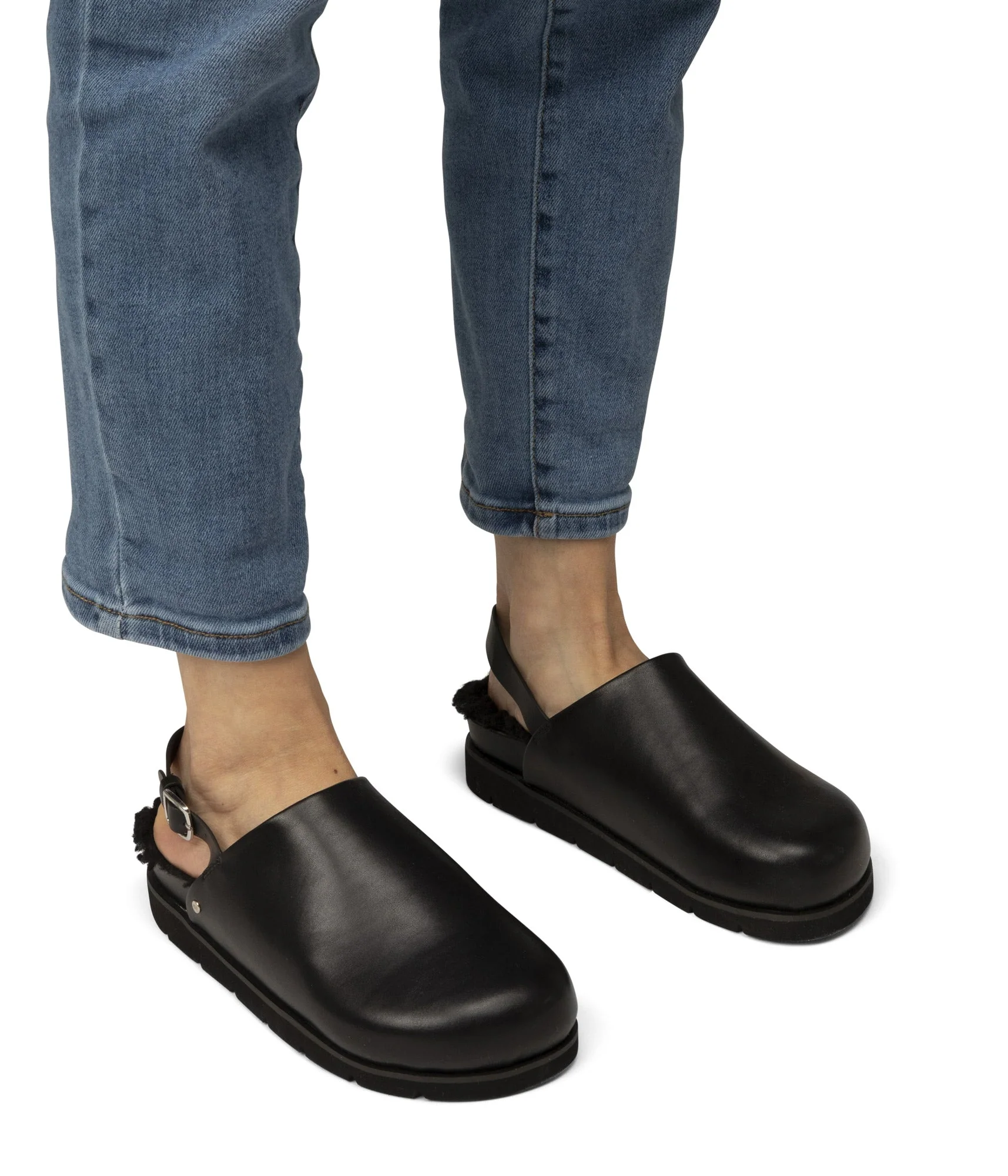 SARO Women's Vegan Mule Shoes - Image 8