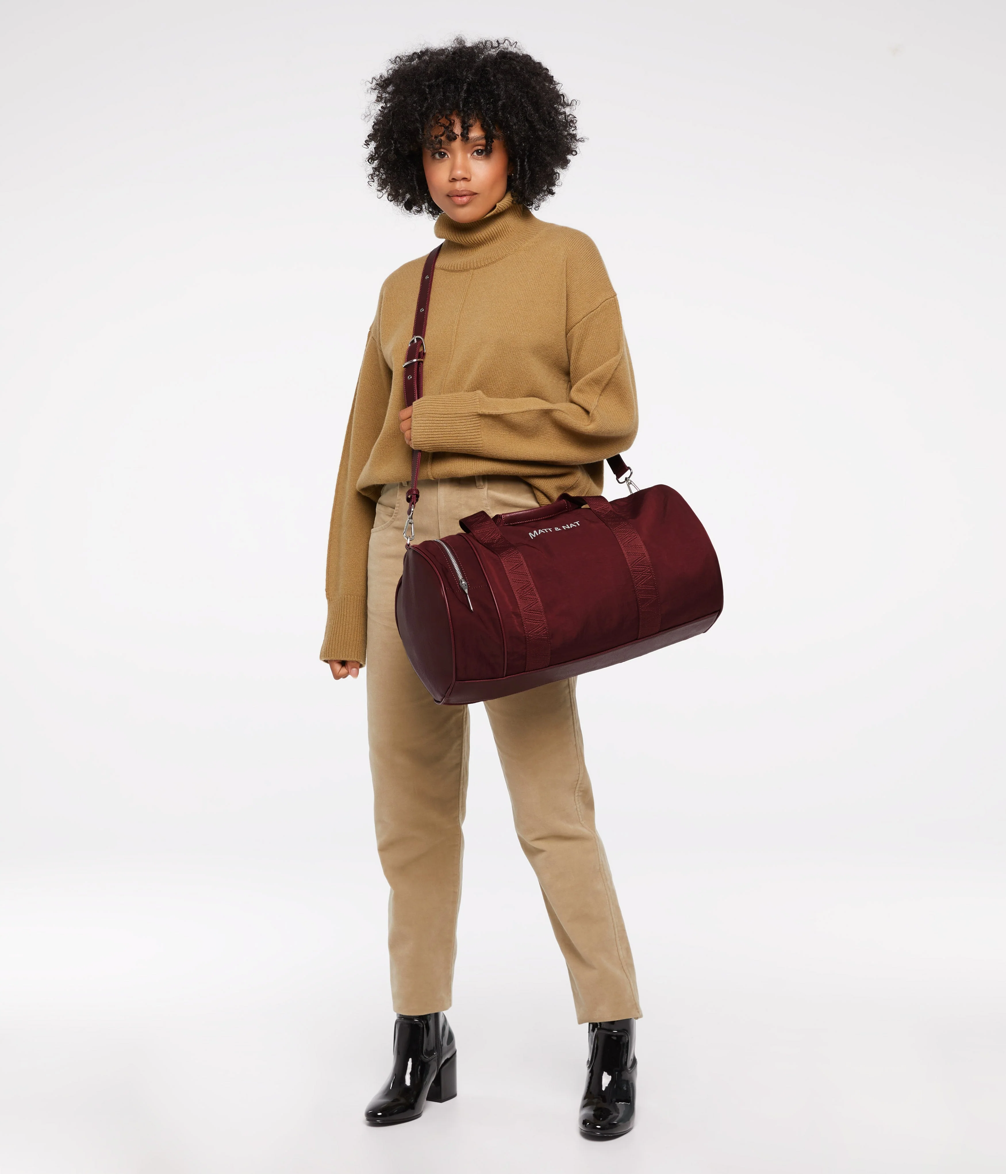 SHAY Vegan Duffle Bag - Oam - Image 10